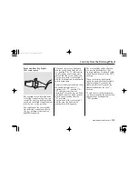 Предварительный просмотр 122 страницы Honda tourer Owner'S Manual