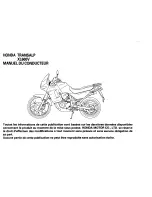 Предварительный просмотр 111 страницы Honda Transalp XL600V Owner'S Manual