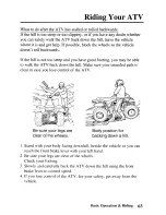 Preview for 73 page of Honda TRX 250EX Sportrax 250EX Owner'S Manual