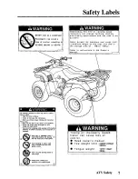 Предварительный просмотр 16 страницы Honda TRX250TE Fourtrax Owner'S Manual