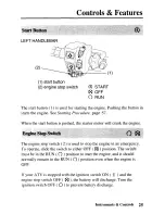 Предварительный просмотр 33 страницы Honda TRX250TE Fourtrax Owner'S Manual