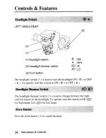 Предварительный просмотр 34 страницы Honda TRX250TE Fourtrax Owner'S Manual