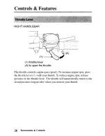 Предварительный просмотр 36 страницы Honda TRX250TE Fourtrax Owner'S Manual