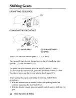 Предварительный просмотр 70 страницы Honda TRX250TE Fourtrax Owner'S Manual