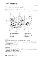 Предварительный просмотр 105 страницы Honda TRX250TE Fourtrax Owner'S Manual