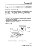 Предварительный просмотр 114 страницы Honda TRX250TE Fourtrax Owner'S Manual