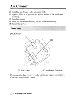 Предварительный просмотр 121 страницы Honda TRX250TE Fourtrax Owner'S Manual