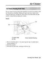 Предварительный просмотр 122 страницы Honda TRX250TE Fourtrax Owner'S Manual