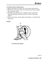 Предварительный просмотр 140 страницы Honda TRX250TE Fourtrax Owner'S Manual