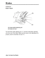 Предварительный просмотр 143 страницы Honda TRX250TE Fourtrax Owner'S Manual