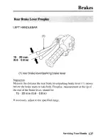 Предварительный просмотр 144 страницы Honda TRX250TE Fourtrax Owner'S Manual