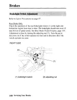 Предварительный просмотр 147 страницы Honda TRX250TE Fourtrax Owner'S Manual