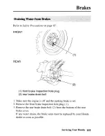 Предварительный просмотр 148 страницы Honda TRX250TE Fourtrax Owner'S Manual