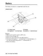 Предварительный просмотр 159 страницы Honda TRX250TE Fourtrax Owner'S Manual