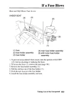 Предварительный просмотр 190 страницы Honda TRX250TE Fourtrax Owner'S Manual