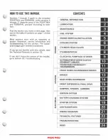 Предварительный просмотр 3 страницы Honda TRX350 FOURTRAX 1986 Service Manual