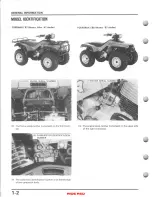 Предварительный просмотр 5 страницы Honda TRX350 FOURTRAX 1986 Service Manual