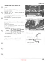 Предварительный просмотр 22 страницы Honda TRX350 FOURTRAX 1986 Service Manual