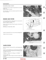 Предварительный просмотр 33 страницы Honda TRX350 FOURTRAX 1986 Service Manual