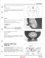 Предварительный просмотр 36 страницы Honda TRX350 FOURTRAX 1986 Service Manual