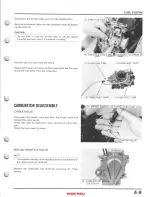 Предварительный просмотр 46 страницы Honda TRX350 FOURTRAX 1986 Service Manual