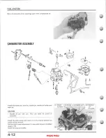 Предварительный просмотр 49 страницы Honda TRX350 FOURTRAX 1986 Service Manual