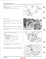 Предварительный просмотр 87 страницы Honda TRX350 FOURTRAX 1986 Service Manual