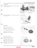 Предварительный просмотр 118 страницы Honda TRX350 FOURTRAX 1986 Service Manual