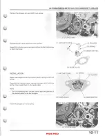 Предварительный просмотр 134 страницы Honda TRX350 FOURTRAX 1986 Service Manual