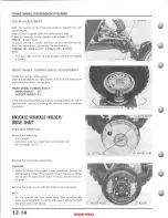 Предварительный просмотр 179 страницы Honda TRX350 FOURTRAX 1986 Service Manual