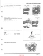 Предварительный просмотр 182 страницы Honda TRX350 FOURTRAX 1986 Service Manual