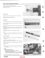 Предварительный просмотр 185 страницы Honda TRX350 FOURTRAX 1986 Service Manual