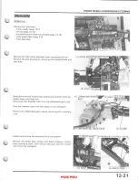 Предварительный просмотр 186 страницы Honda TRX350 FOURTRAX 1986 Service Manual