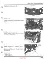 Предварительный просмотр 192 страницы Honda TRX350 FOURTRAX 1986 Service Manual