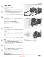 Предварительный просмотр 196 страницы Honda TRX350 FOURTRAX 1986 Service Manual