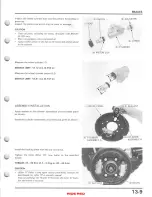 Предварительный просмотр 202 страницы Honda TRX350 FOURTRAX 1986 Service Manual