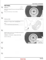 Предварительный просмотр 216 страницы Honda TRX350 FOURTRAX 1986 Service Manual