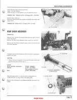 Предварительный просмотр 220 страницы Honda TRX350 FOURTRAX 1986 Service Manual