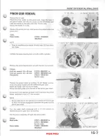 Предварительный просмотр 234 страницы Honda TRX350 FOURTRAX 1986 Service Manual