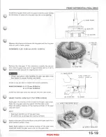 Предварительный просмотр 246 страницы Honda TRX350 FOURTRAX 1986 Service Manual