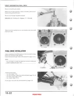 Предварительный просмотр 249 страницы Honda TRX350 FOURTRAX 1986 Service Manual