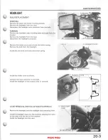 Предварительный просмотр 282 страницы Honda TRX350 FOURTRAX 1986 Service Manual