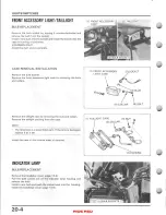 Предварительный просмотр 283 страницы Honda TRX350 FOURTRAX 1986 Service Manual