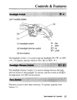 Предварительный просмотр 35 страницы Honda TRX350TE Fourtrax 350 ES Owner'S Manual