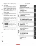 Preview for 3 page of Honda TRX400 FA 2004 fourtrax rancher Service Manual