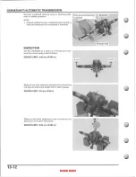 Preview for 250 page of Honda TRX400 FA 2004 fourtrax rancher Service Manual