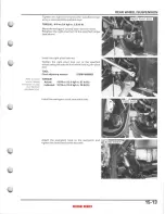 Preview for 301 page of Honda TRX400 FA 2004 fourtrax rancher Service Manual