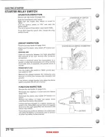 Preview for 420 page of Honda TRX400 FA 2004 fourtrax rancher Service Manual