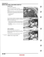 Preview for 494 page of Honda TRX400 FA 2004 fourtrax rancher Service Manual