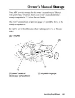 Предварительный просмотр 93 страницы Honda TRX400EX SportTrax 400EX Owner'S Manual